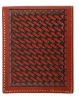 3D Belt Company W111 Brown Wallet with Smooth Edge Trim